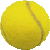 Ein Tennisball